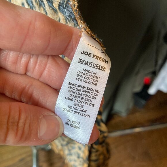 JOE FRESH LEOPARD PRINT KIMONO SIZE S/M - Picture 7 of 9